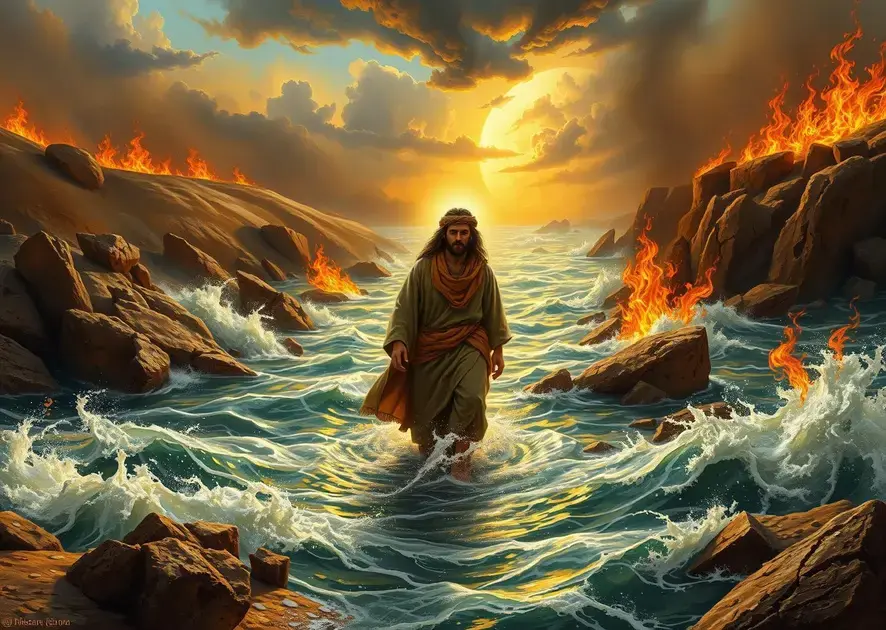 Isaías 43:2 – Deus está com Você em Todos os Momentos 💧🔥